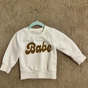 Babe sweatshirt
